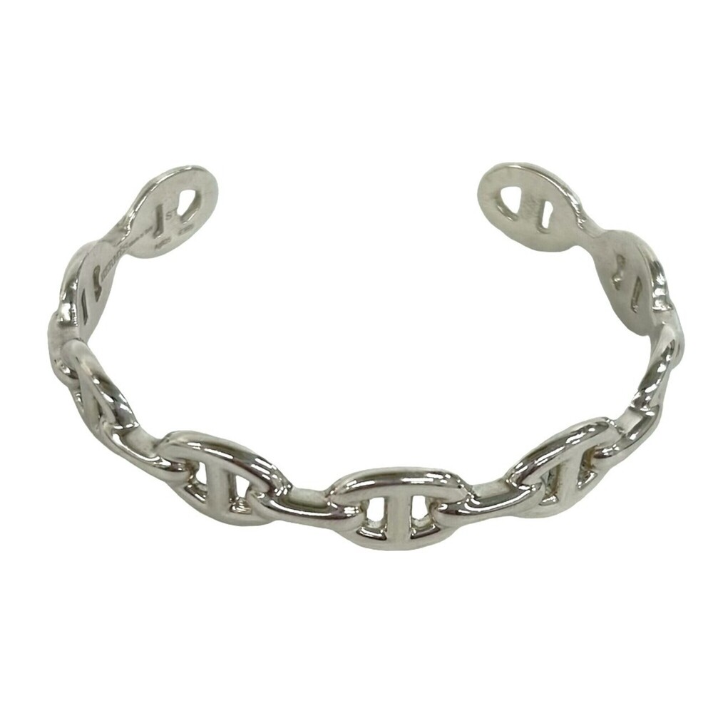 HERMES Silver Bracelet